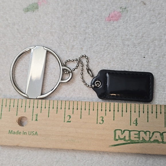 NWOT Coach Metal Purse Charm & Hang Tag - Picture 2 of 4